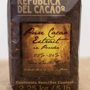 Cacao puro Ecuador 22-24% República del Cacao x 2,25 KG
