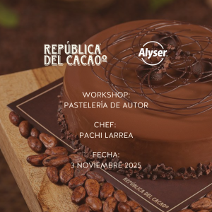 Workshop Pastelería de autor 3 de noviembre - Pachi Larrea