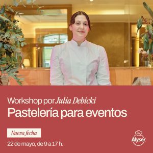 Workshop Pastelería para eventos– Julia Debicki 22/05