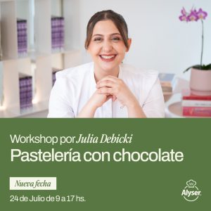 Workshop Pastelería con chocolate – Julia Debicki 24/07